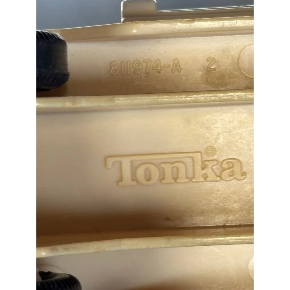 Vintage Tonka Steel Horse Trailer Toy Metal Beige Brown Kids Play‎ Vehicle